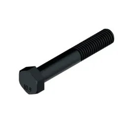 Skrutka metrická 6H s čiastočným závitom DIN931 M8 x 45 mm tvrdosť 10.9 čierna (200 ks)