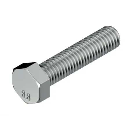 Skrutka metrická 6H DIN933 M12 x 130 mm tvrdosť 8.8 ZN (5 ks)