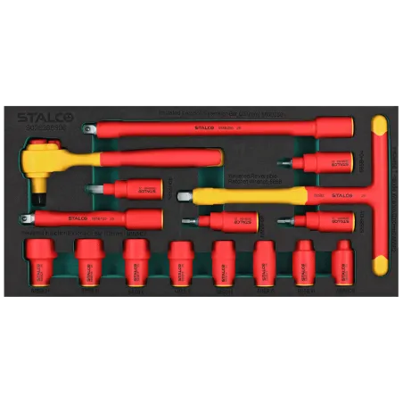Sada nástrčných kľúčov 1000V 16 dielna CrV vložka EVA STALCO