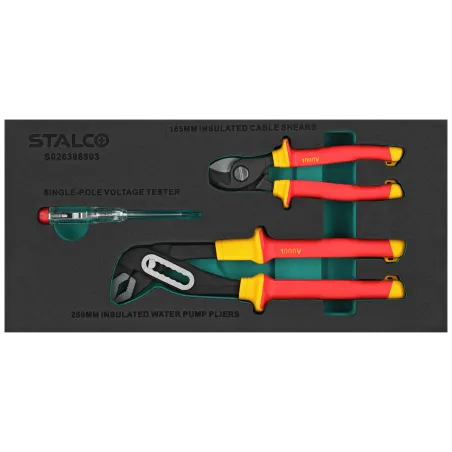 Sada elektrotechnického náradia 3 dielna CrV 1000V vložka EVA STALCO