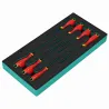 Elektrotechnické skrutkovače SL/TORX 7 dielna sada S2 1000V vložka EVA STALCO