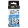 Samovŕtacia skrutka TEX so zápustnou hlavou pozinkovaná 3,9x13 mm blister 100 ks STALCO PERFECT
