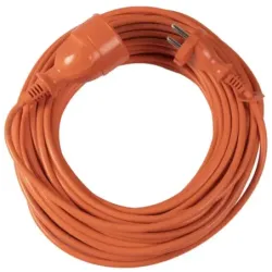 Predlžovací kábel s jednou zásuvkou H05VV-F 30 m 2×1 mm² 10 A oranžový STALCO