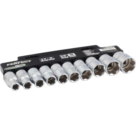 Sada nádstavcov 3/8" 3/8" , 9 - 19 mm , 10 prvkov 1/6/60