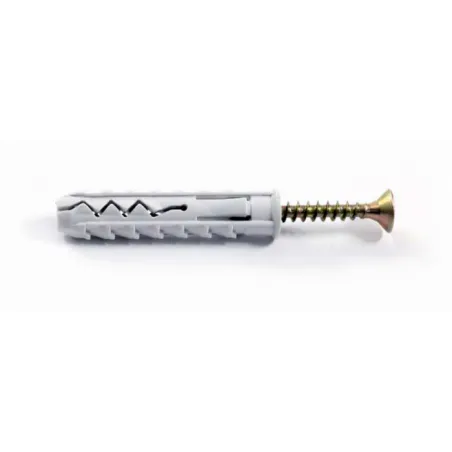 Hmoždinka roz. so skrutkou do dreva s krížovou hlavou hmoždinka: Ø8x40mm skrutka: Ø5x50mm