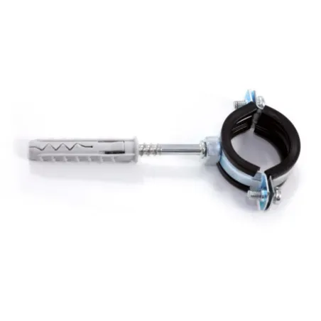 Úchytka - objímka pre rúry s hmoždinkou a gumou priem. rúr: Ø48-53mm , hmoždinka: Ø12x60mm 20/200