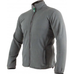 Mikina flisová pánska XXL sivá 1/20