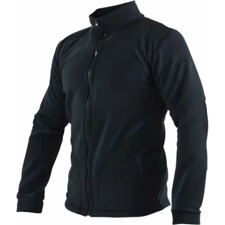 Flisová mikina pánska XXXL čierna 1