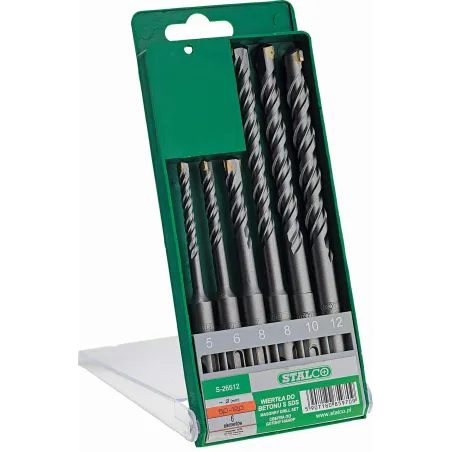 Vrtáky do betónu S SDS Ø5,0 - Ø12,0 mm , 6 prvkov 1/40