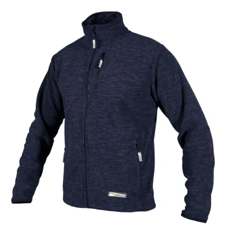 Flisová mikina pánska Navas M - XL tmavomodrá melange 1/10