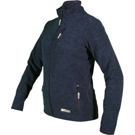 Mikina fisová dámska Navas W - XS tmavomodrá melange 1/10