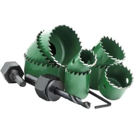 Vykružovák do dreva Ø63 - Ø127 mm , 8 prvkov 1/20