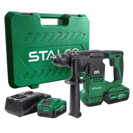 Príklepová vrtačka RHS20-18BL AKU. 2x 4Ah - STALCO