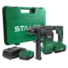 Príklepová vrtačka RHS20-18BL AKU. 2x 4Ah - STALCO