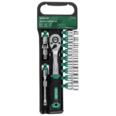 Račňa a hlavice 12 ks 1/2' "STALCO"  S-54001