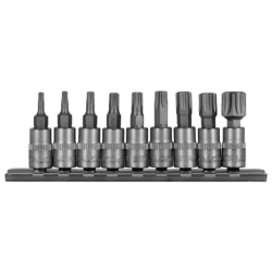 Sada bitov TORX , 1/4' , 9 ks