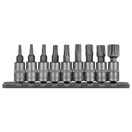 Sada bitov TORX , 1/4' , 9 ks
