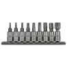 Sada bitov TORX , 1/4' , 9 ks